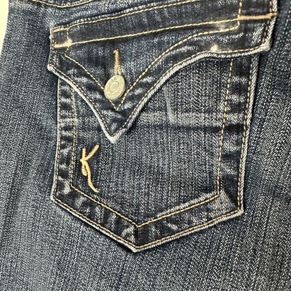 Kut From The Kloth Women Jeans Capri Stretch Cropped Size 10 Style# KF035MB3 - Picture 8 of 11